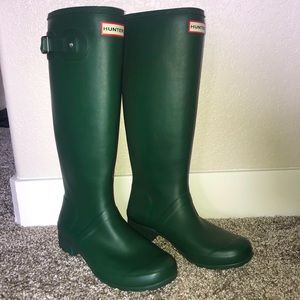 Forest Green Hunter boots